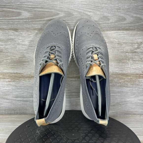 Cole Haan Men's 2.Zerogrand Stitchlite White Ironstone Oxford Shoes Size 10 - Picture 6 of 9